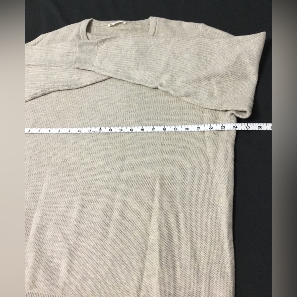 Marine Layer Mens Knit Beige Cotton Blend Crew Neck Sweater Size XXL - M400 - Picture 7 of 9
